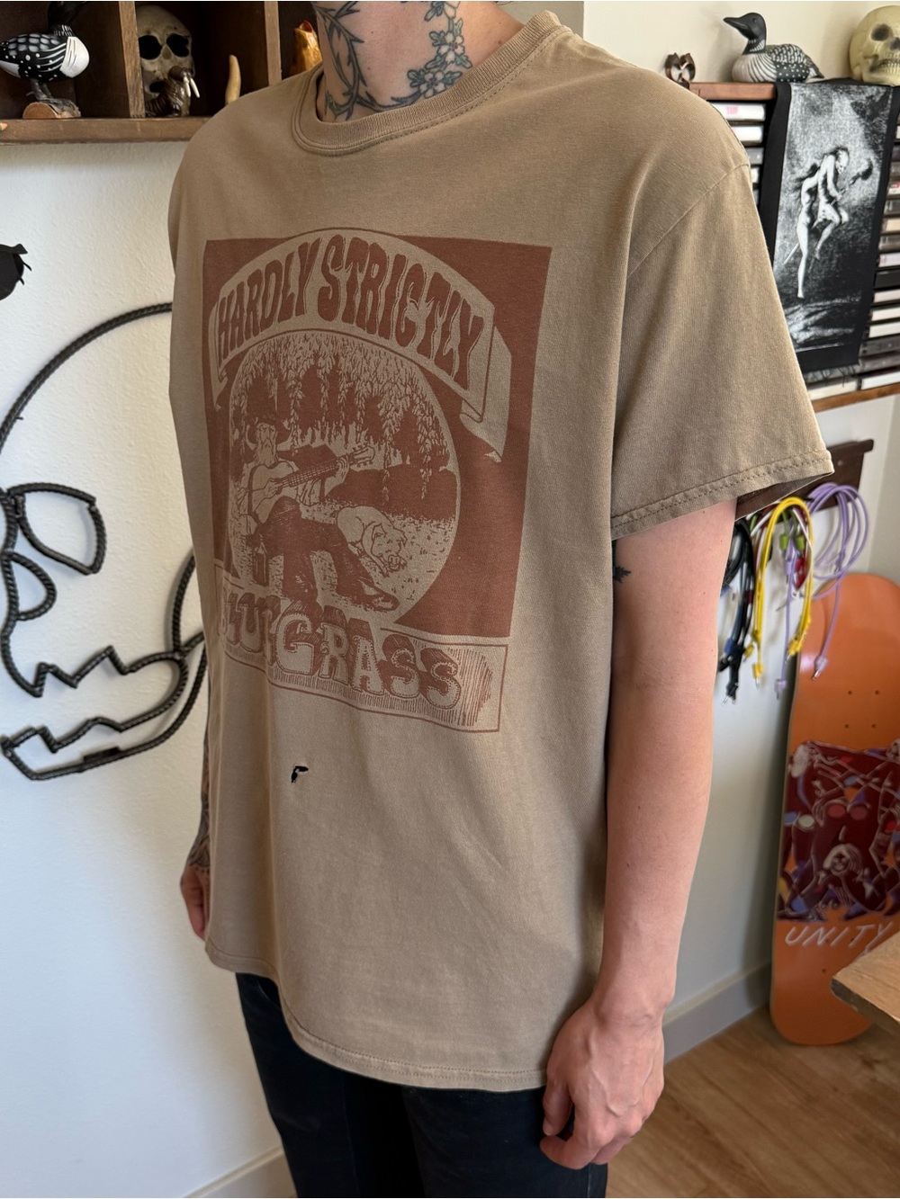 Hardly Strictly Bluegrass 2012 Music Festival S/S Graphic Tee ~ Size Medium - Picture 5 of 11
